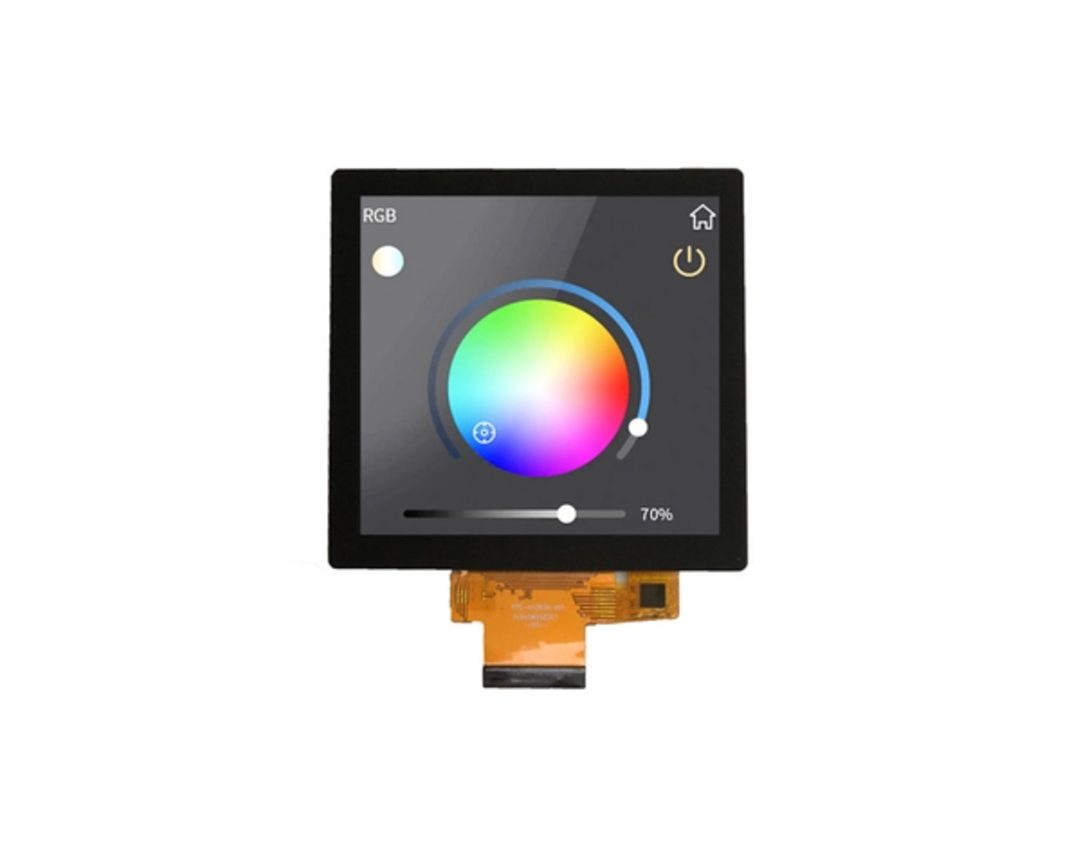 方形 4 英寸 480×480 工业 TFT 显示屏 40 针，电容式触摸屏 TFT 4 英寸