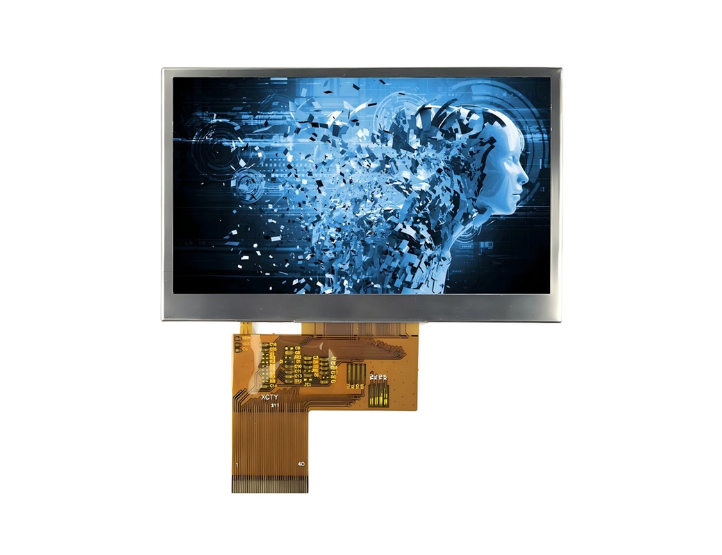 4.3英寸高亮度1000nits TFT LCD模块480x272分辨率和可选触摸屏