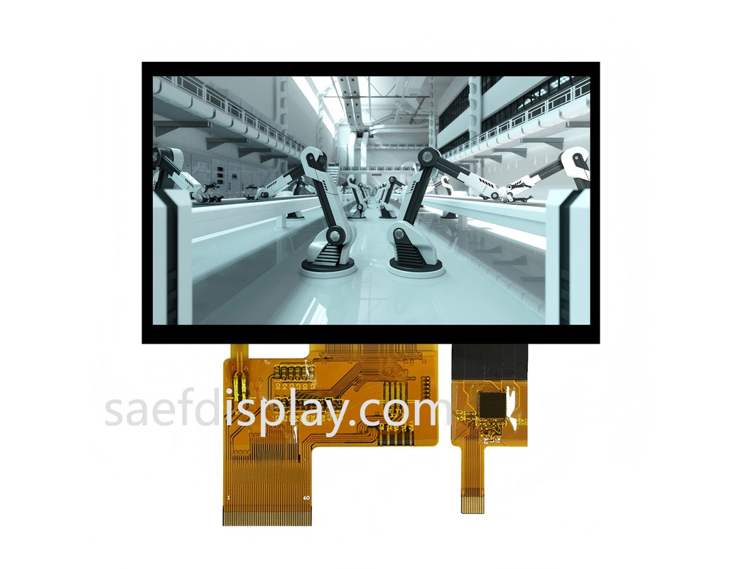 4.3英寸1000尼特IPS TFT液晶屏 | 480×272 RGB | 电容式触摸 | RGB 24位并行 | -30°C至+80°C（美国/德国）