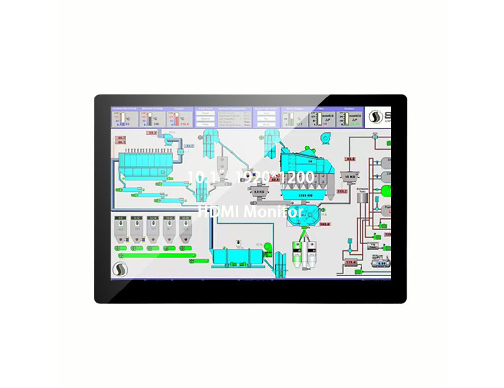 10.1英寸1920×1200高清触摸显示器 | 10点触控，塑料外壳，多接口（DC12V/VGA/HDMI/AV/USB/BNC）