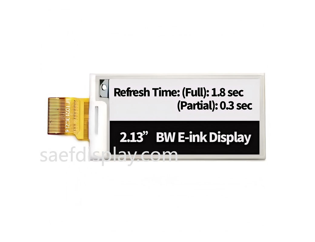 2.13英寸E Ink显示模块 - 122×250 SPI接口，超低功耗，ESL工业级电子纸 | 厂家直销